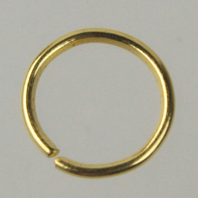 12mm Jump Rings, 50 Gold Plated Jump Rings Jumprings Open 12x1.2mm 16 Gauge 16G Link Connector Open Jump Rings -  12x12mm