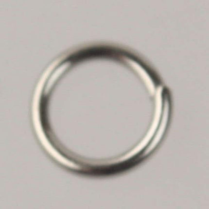 Wholesaler Lot 3000 pcs of 8mm Jump Rings, Rhodium Plated Jump Rings / Jumprings - 8mm 16 gauge 1.2 mm Link Connector Open Jump Rings 12x8mm
