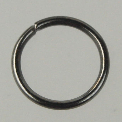 12mm Jump Rings, 50 Gunmetal Jump Rings Jumprings Open 12x1.2mm 16 Gauge 16G Link Connector Open Jump Rings - 12x12mm