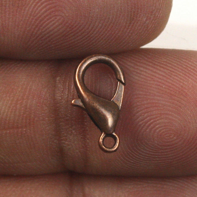NEW New 25 pcs of Antique Copper BIG Large lobster claw clasp - 14x8mm- LOB14