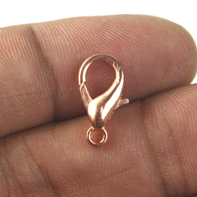 20 pcs of Bright Copper extra LARGE 16mm lobster claw clasp - 16x9mm - LOB16