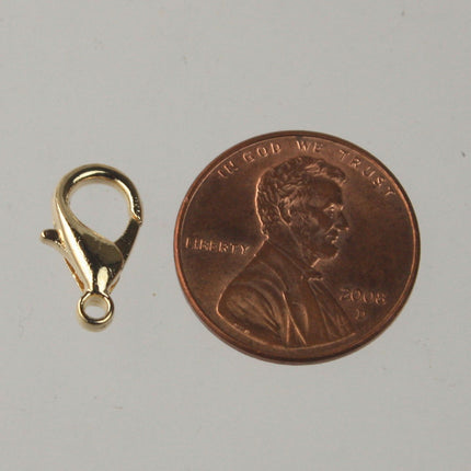 NEW New 25 pcs of Gold Tone BIG Large lobster claw clasp - 14x8mm- LOB14