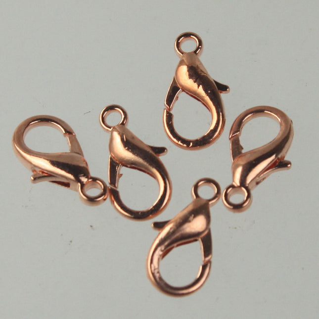 20 pcs of Bright Copper extra LARGE 16mm lobster claw clasp - 16x9mm - LOB16