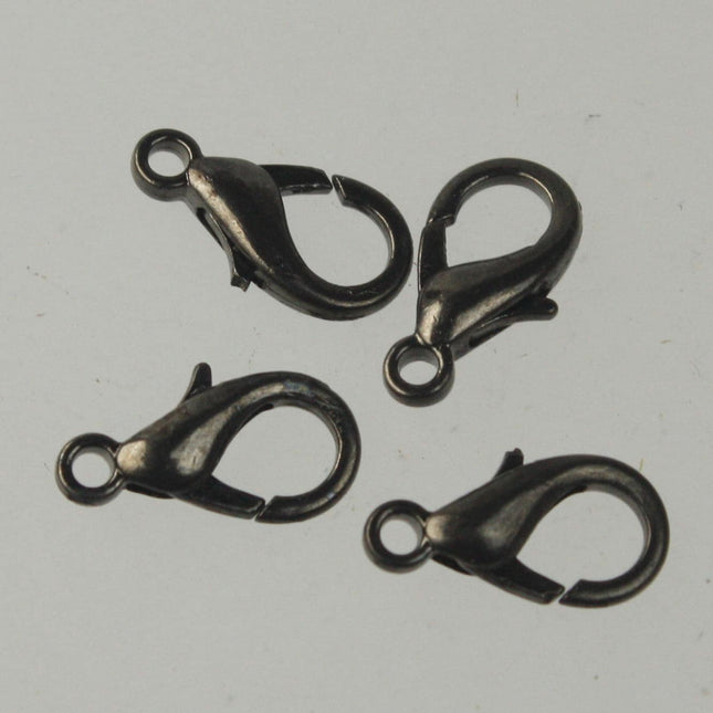 20 pcs of Gunmetal extra LARGE 16mm lobster claw clasp - 16x9mm - LOB16