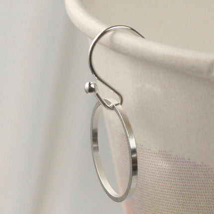 20 pcs of Silver Plated Brass Soldered Ring - 15 mm 18G