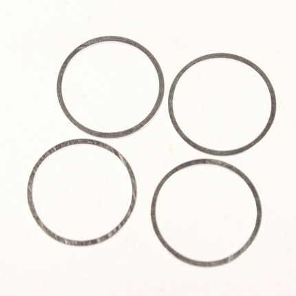 20 pcs of Silver Plated Brass Soldered Ring - 15 mm 18G