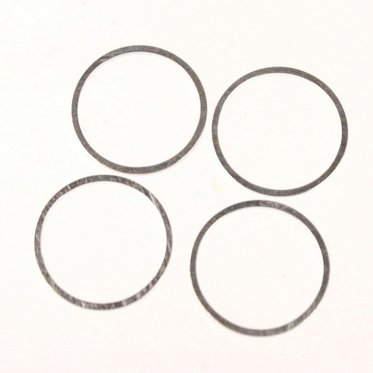 20 pcs of Silver Plated Brass Soldered Ring - 15 mm 18G - Ship from California USA