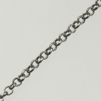 Gunmetal ROLO Chain bulk, 10 ft of SOLDERED Rolo Chain - 2.0mm 2mm Soldered Links -  Wholesale Bulk - 20BL