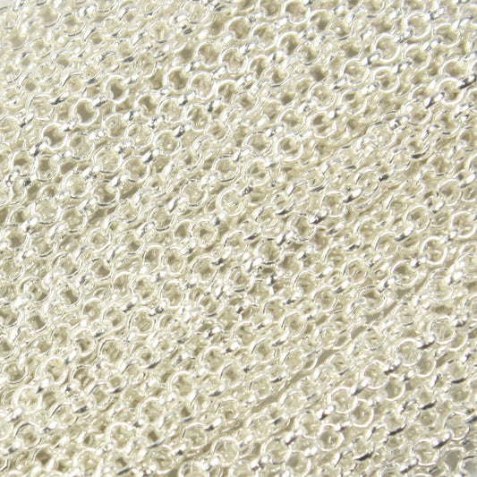 10 feet Sterling Silver Plated ROLO Chain bulk, SOLDERED Rolo Chain - 2.0mm 2mm Soldered Links -  Wholesale Bulk - 20BL