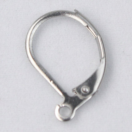 100 Stainless Steel Surgical Leverback Earrings earwire -10X16mm