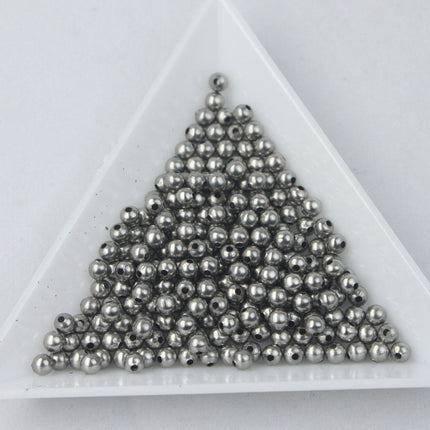 NEW New 100 pcs of Stainless Steel Round Spacer Beads - 3mm