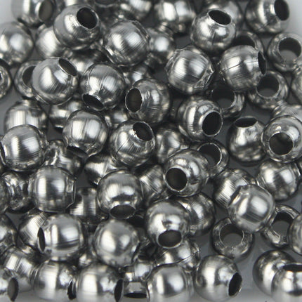 NEW New 50 pcs of Stainless Steel Round Spacer Beads - 4mm