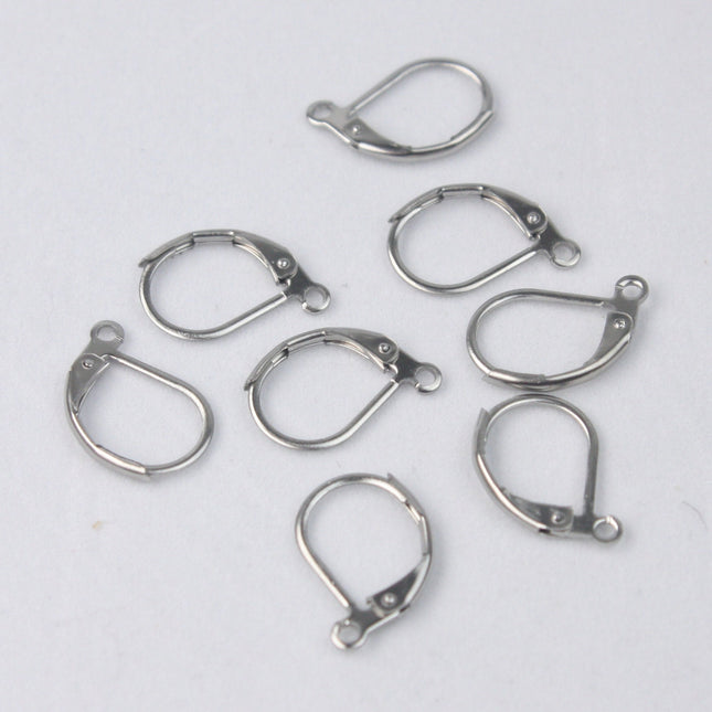 20 Stainless Steel Surgical Leverback Earrings earwire -10X16mm