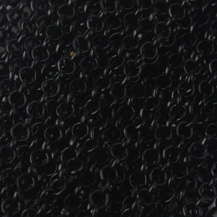 Black Rolo Chain bulk Chain, 10 ft of Rolo SOLDERED Cable Chain 3.1mm - Soldered Links -  Wholesale - 31BL