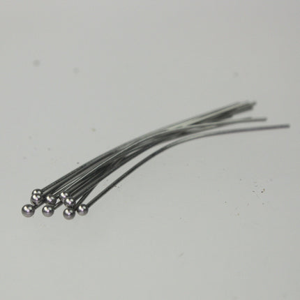 20pcs of Stainless Ball end headpin - 21G - 2 inch 50mm(5cm)