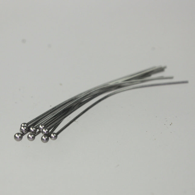 20pcs of Stainless Ball end headpin - 21G - 2 inch 50mm(5cm)