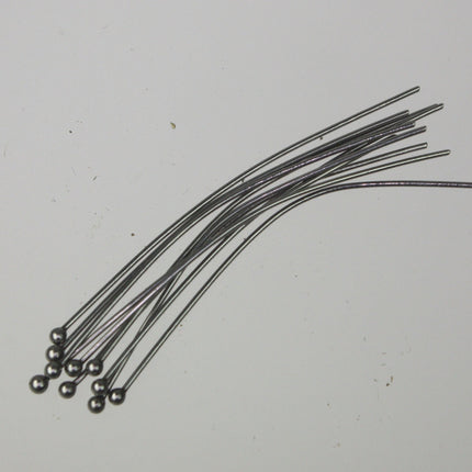 20pcs of Stainless Ball end headpin - 21G - 2 inch 50mm(5cm)