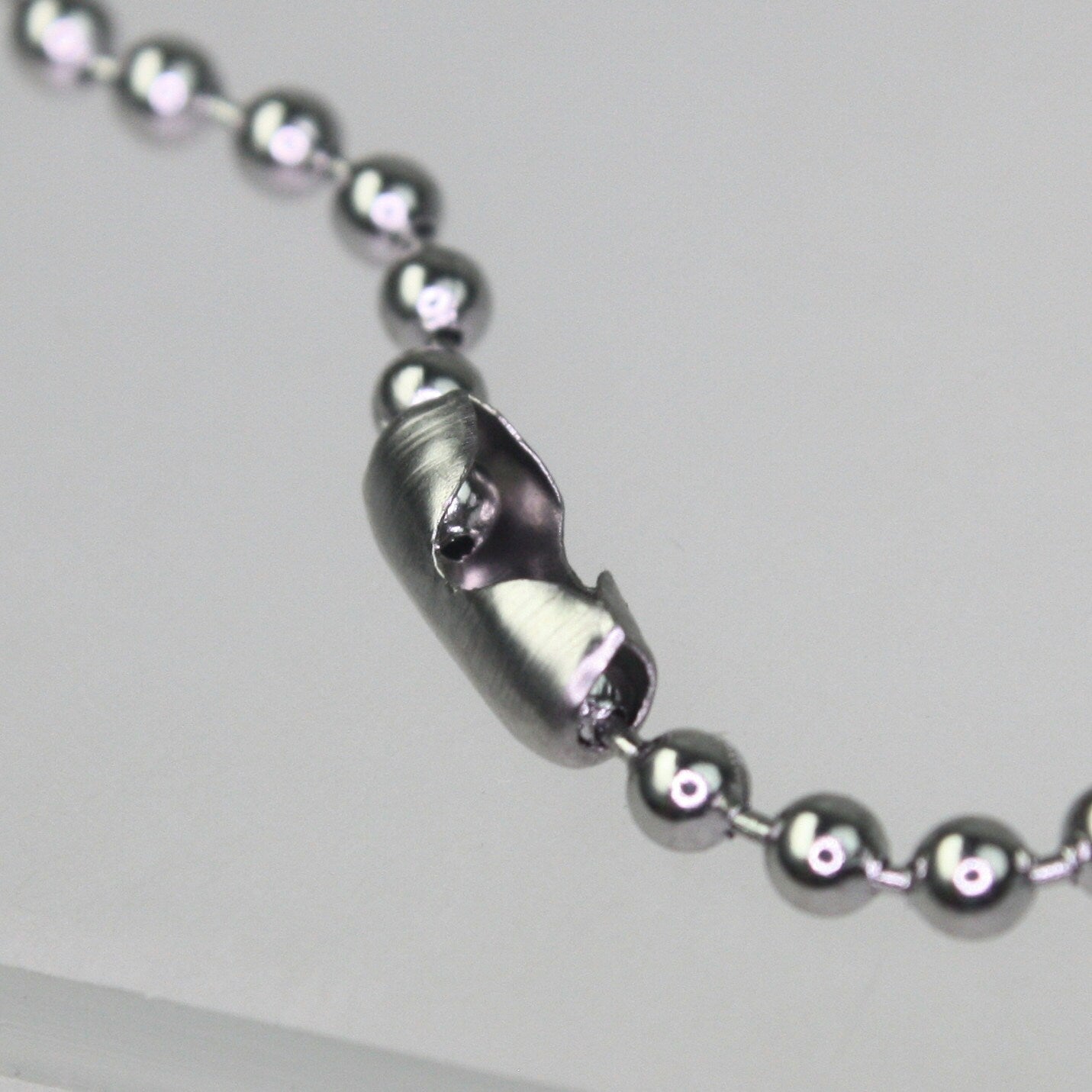 100 pcs of 24 inch(60 cm) Stainless Steel Pre Made Assembled chain Necklace - 24 inch (60cm) - 200 Feet Total STAINLESS 2.4mm Ball Chain