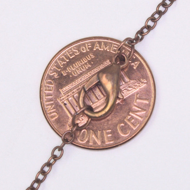 5 set of Antique Copper Chain, Ready to wear Premade SOLDERED Chain Necklace Chain with Lobster Clasp - 24inch(60cm) - NEC235S-24