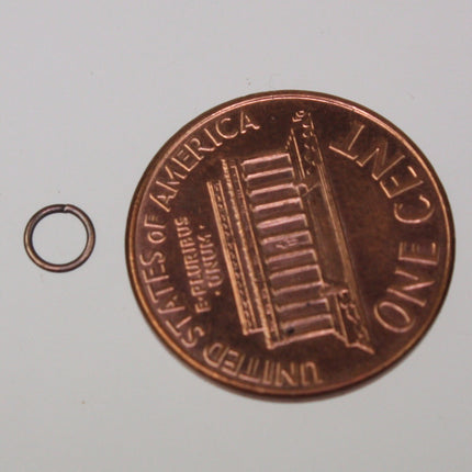4mm Jump Rings, 200 Antique Copper Jump Rings Open 4mm 24 Gauge 24G 0.5mm Bulk Jumprings Jump Rings Link Connector Open Jump Rings - 5x4mm