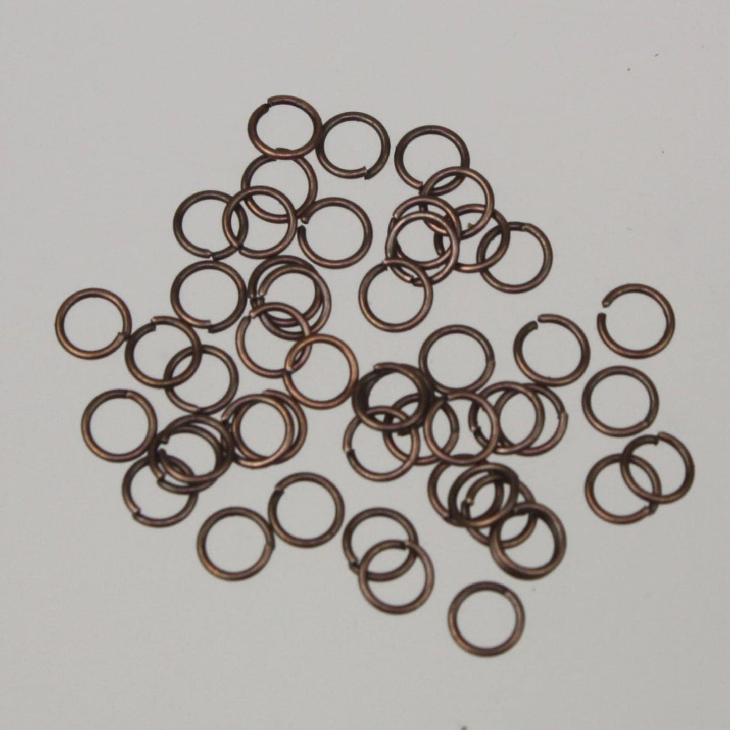4mm Jump Rings, 200 Antique Copper Jump Rings Open 4mm 24 Gauge 24G 0.5mm Bulk Jumprings Jump Rings Link Connector Open Jump Rings - 5x4mm