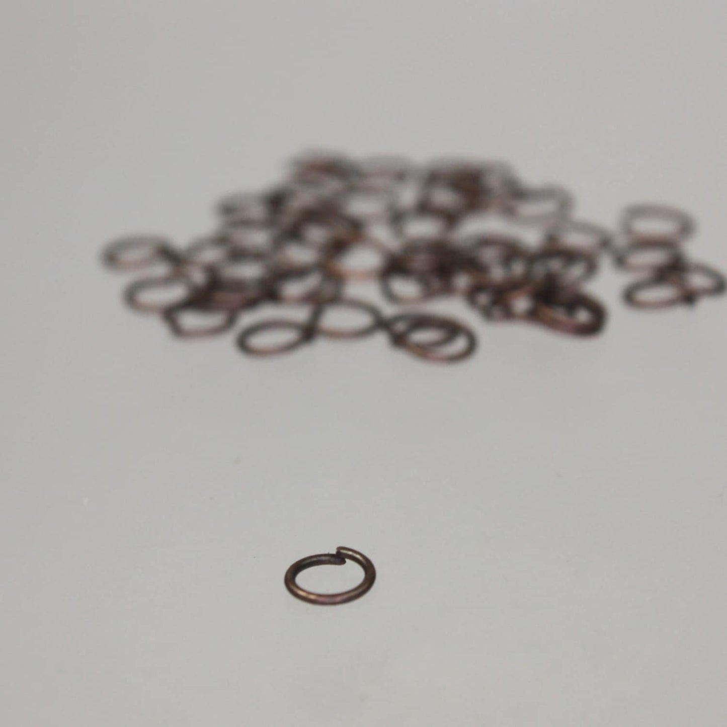 4mm Jump Rings, 200 Antique Copper Jump Rings Open 4mm 24 Gauge 24G 0.5mm Bulk Jumprings Jump Rings Link Connector Open Jump Rings - 5x4mm