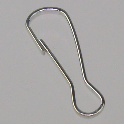 20 pcs of rhodium Plated Clip Lanyard Hook Key Chain - 17x6mm