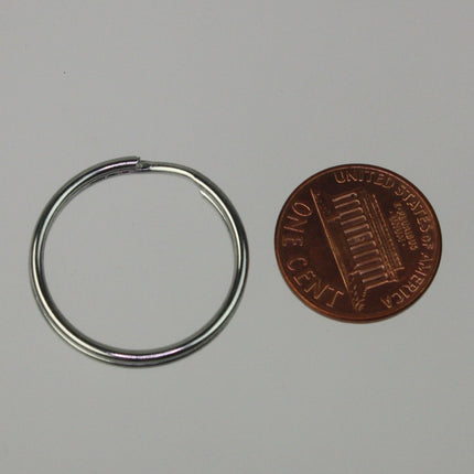 SALE Sale 50 pcs of rhodium Plated Split Ring Keyring Key Chain Fob - 25mm 1 inch