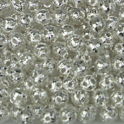 100 pcs of Silver Plated Filigree Round Beads Spacer - 4mm