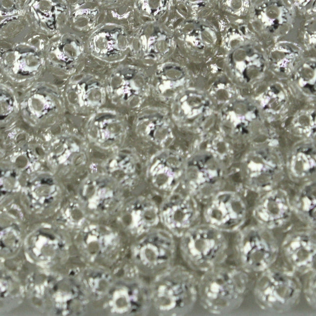 100 pcs of Silver Plated Filigree Round Beads Spacer - 4mm