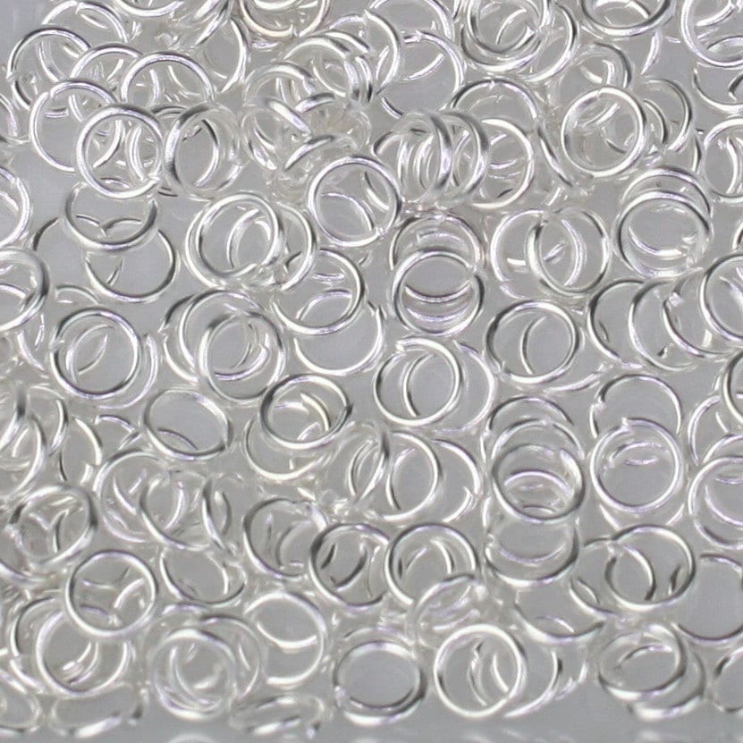 Sample 3 ft spool of Silver Plated SOLDERED Curb Chain - 1.6mm SOLDERED Link - with Matching Jumpring(10pcs) and Lobster (2pcs) - 1.6S