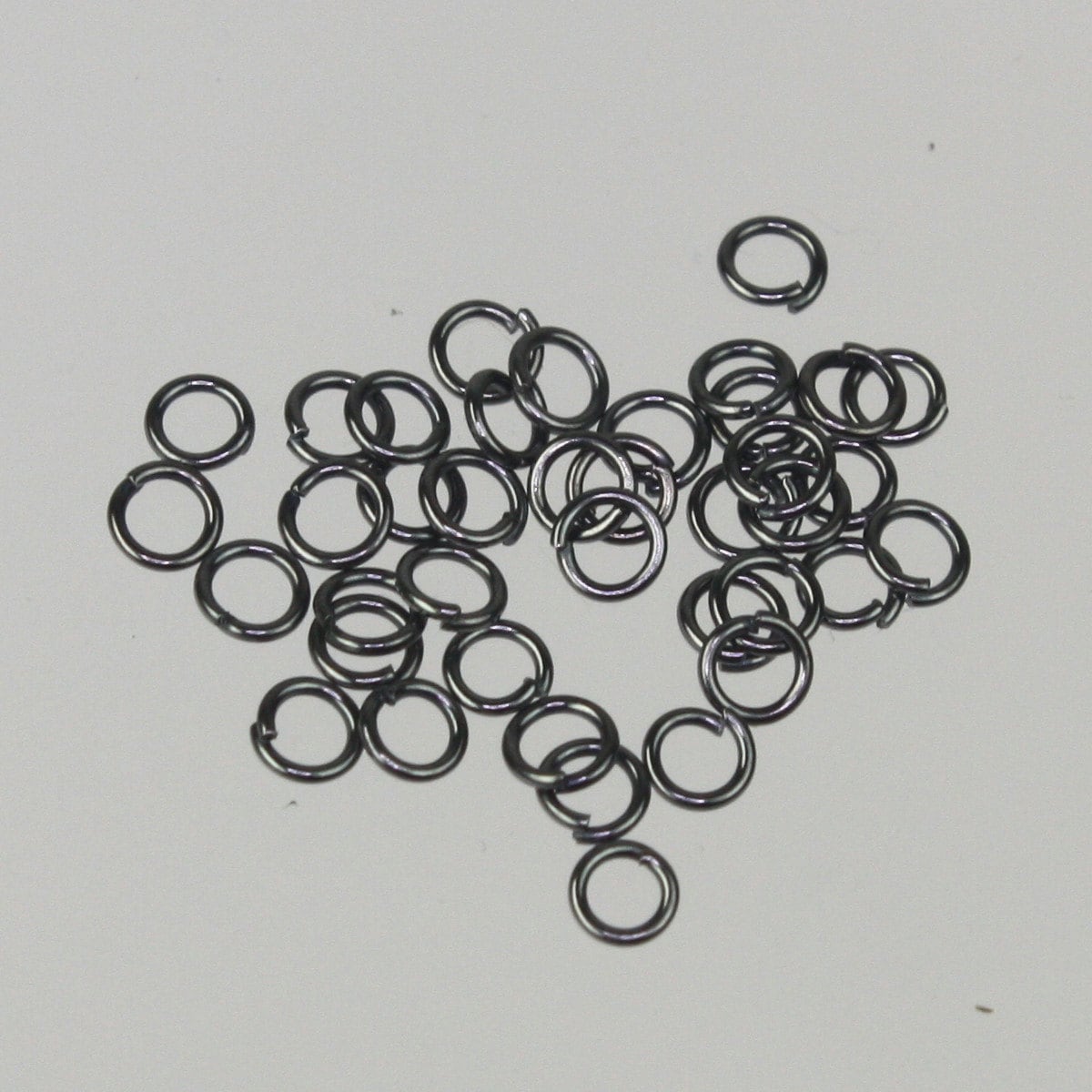 3mm Jump Rings, 200 Gunmetal Jump Rings Jumprings Open 3x0.5mm 24 Gauge 24G Link Connector Open Jump Rings - ship from California USA 5x3mm