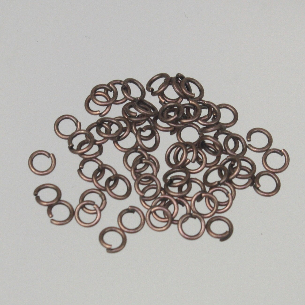Sample 3 ft spool of Antique Copper Plated SOLDERED BALL Curb Chain - 1.6mm Link - with   Jumpring(10pcs) and Lobster (2pcs) - 1.6SAT