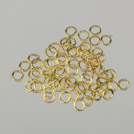 Gold Plated Bulk Chain, 300 ft of Tiny Flat Soldered Necklace Cable Chain - 2mm 2x1.4mm - Free Adequate Jumpring 200pcs - C214F