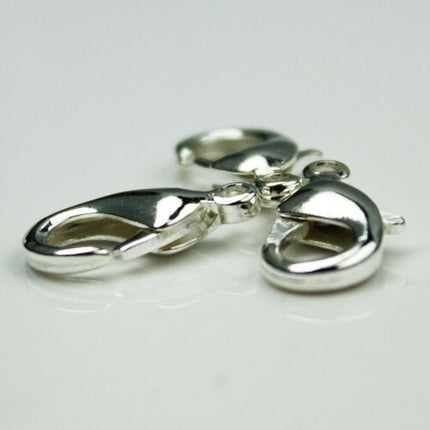 Sample 3 ft spool of Silver Plated SOLDERED Curb Chain - 1.6mm SOLDERED Link - with Matching Jumpring(10pcs) and Lobster (2pcs) - 1.6S
