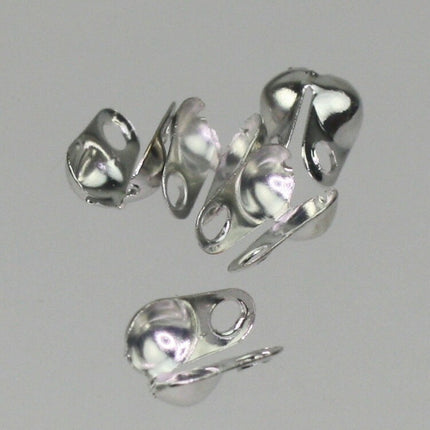 10 ft spool of Rhodium plated BIG ball chain - 3.2mm with 5 connector(Crimp) - 32BALL