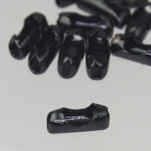 NEW New 50pcs of Black finished BIG ball chain connector for 3.2mm - Insert Type - 32BALL
