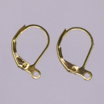 50 pcs raw Brass Bronze Leverback Earrings earwire - 16X10mm
