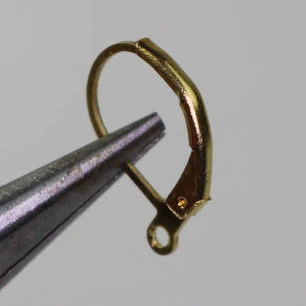 50 pcs raw Brass Bronze Leverback Earrings earwire - 16X10mm