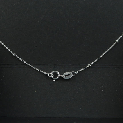 925 Sterling Silver Necklace Chain Bulk - 18 inch - Satellite Necklace 925 Silver Cable Chain - Ready to Wear Bulk Wholesale