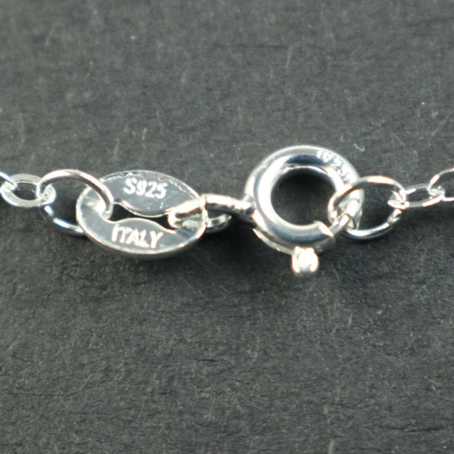 925 Sterling Silver Necklace Chain Bulk - 18 inch - Satellite Necklace 925 Silver Cable Chain - Ready to Wear Bulk Wholesale
