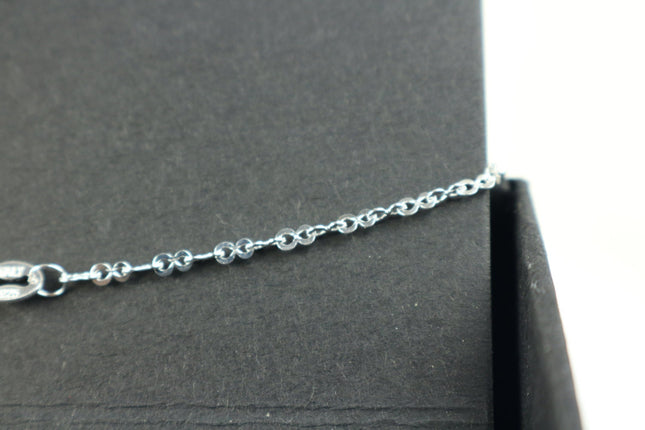 925 Sterling Silver Necklace Chain - 18 inch - Figure 8 Necklace 925 Silver Cable Chain - Ready to Wear Bulk Wholesale - made in ITALY
