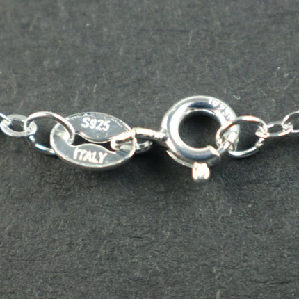 925 Sterling Silver Necklace Chain - 18 inch - Figure 8 Necklace 925 Silver Cable Chain - Ready to Wear Bulk Wholesale - made in ITALY