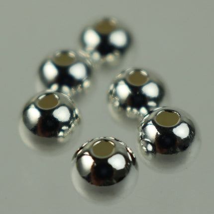 25 Sterling Silver Spacer Beads - 2mm SEAMLESS Spacer beads AAA+ High Quality Ball Spacer Beads 2mm/3mm/4mm/5mm