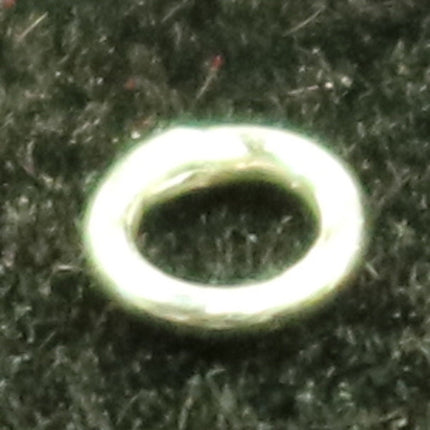 25 Silver CLOSED Jump Rings - 3mm 22Gauge 22G 0.6mm - Sterling Silver Closed Jumprings