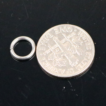 Jump RINGS 50 pcs of STAINLESS Steel Jump Rings THICK Link Surgical Jumprings 8mm 1.2mm 16G 16 Gauge Wholesale Jump Rings Bulk Jumprings