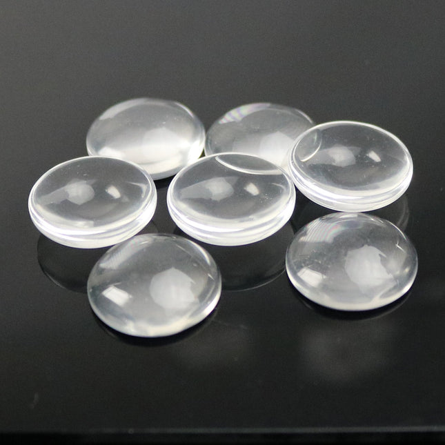 Pendant ROSE Bezels with GLASS Magnifying Domes Cabochon - 5 sets 10 pcs  - 25mm 1(one) inch Antique Brass Bezel and Circle Glass Cabochon